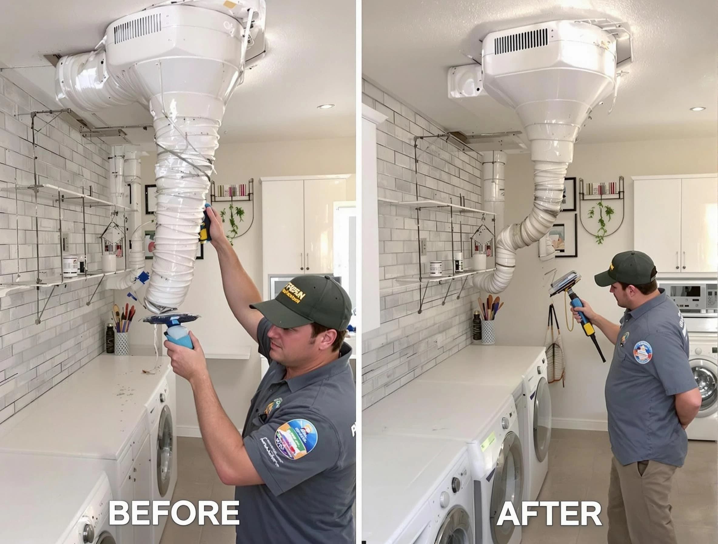 Professional dryer exhaust vent cleaning by Mead Dryer Vent Cleaning in Mead