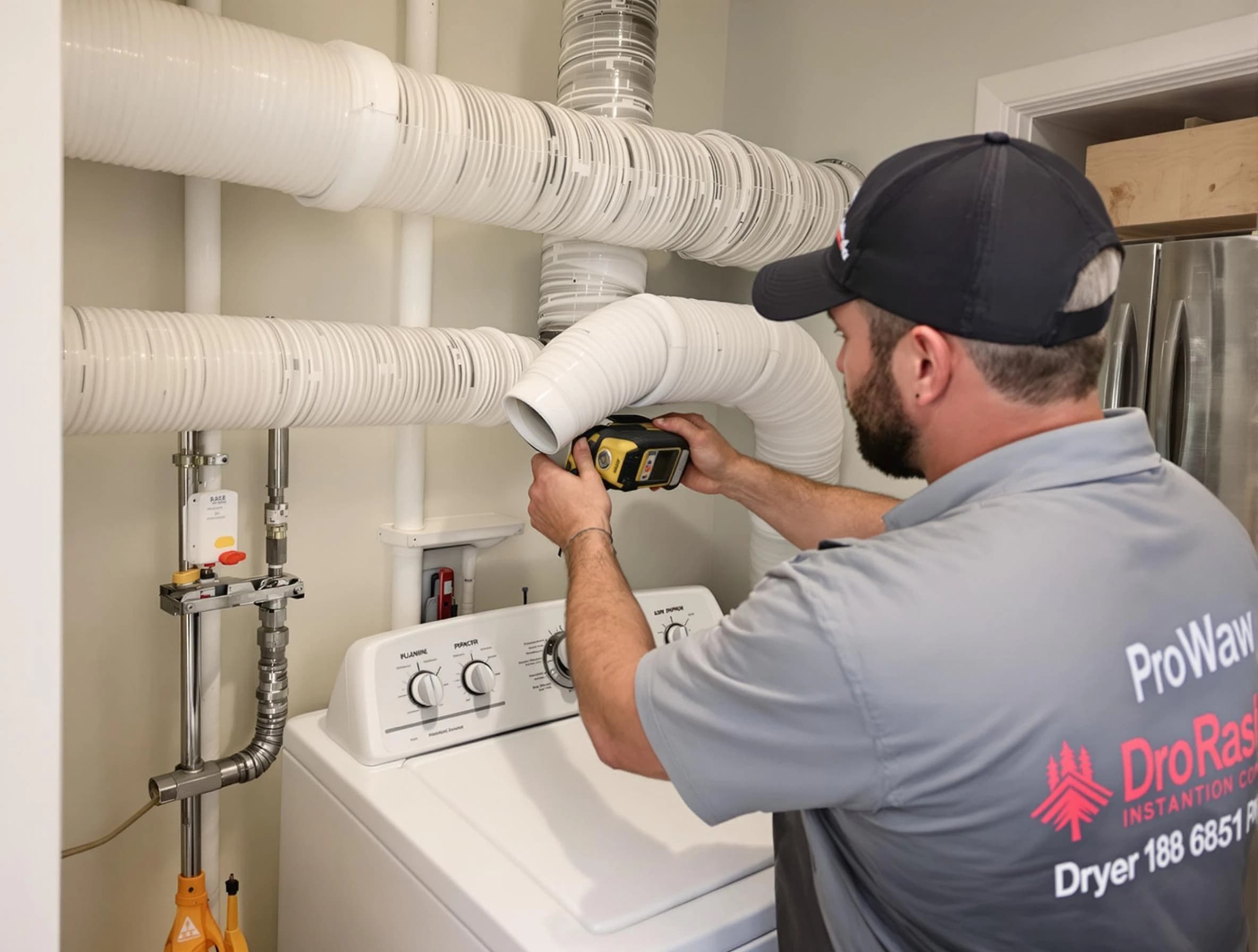 Professional dryer vent hose installation by Mead Dryer Vent Cleaning in Mead