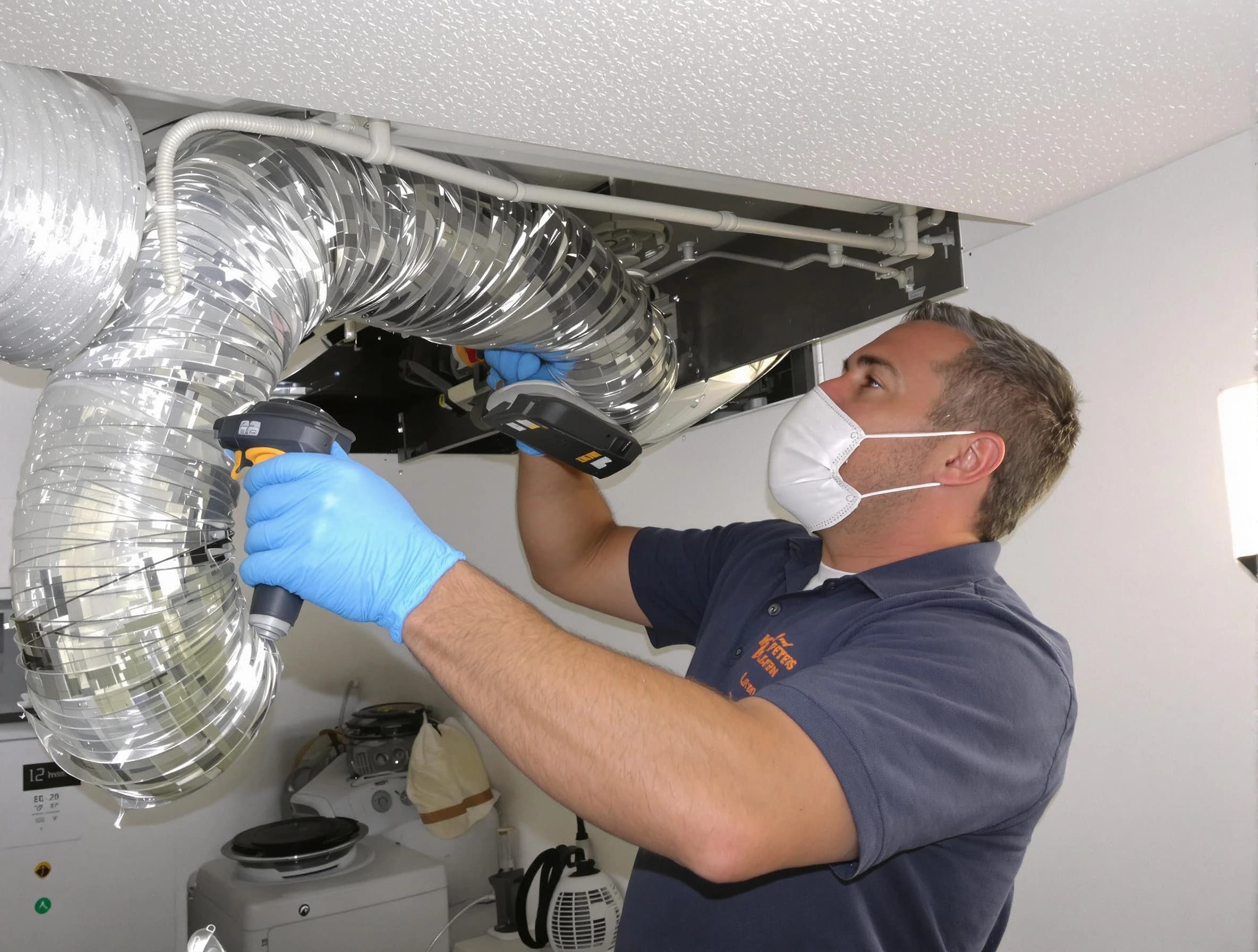 Mead Dryer Vent Cleaning professional performing thorough residential dryer vent cleaning in Mead